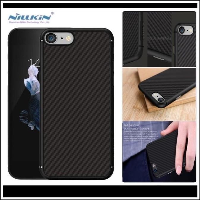 IPhone SE 3 SE3 2022 / SE2 SE 2 / SE 2020 Nillkin Synthetic Fiber Carbon Original Case Hard Casing C