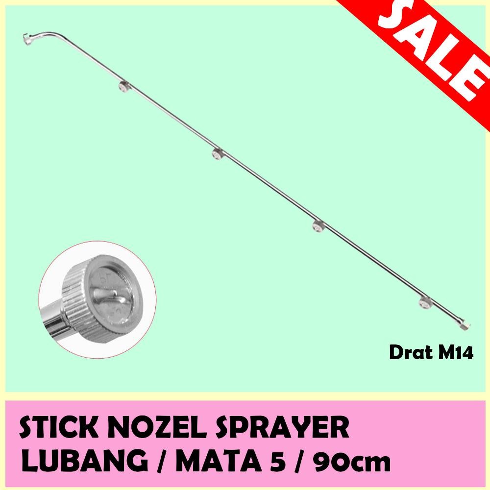 Nozel / Stik Sprayer Tangki Elektrik Mata 5 Stainless Steel