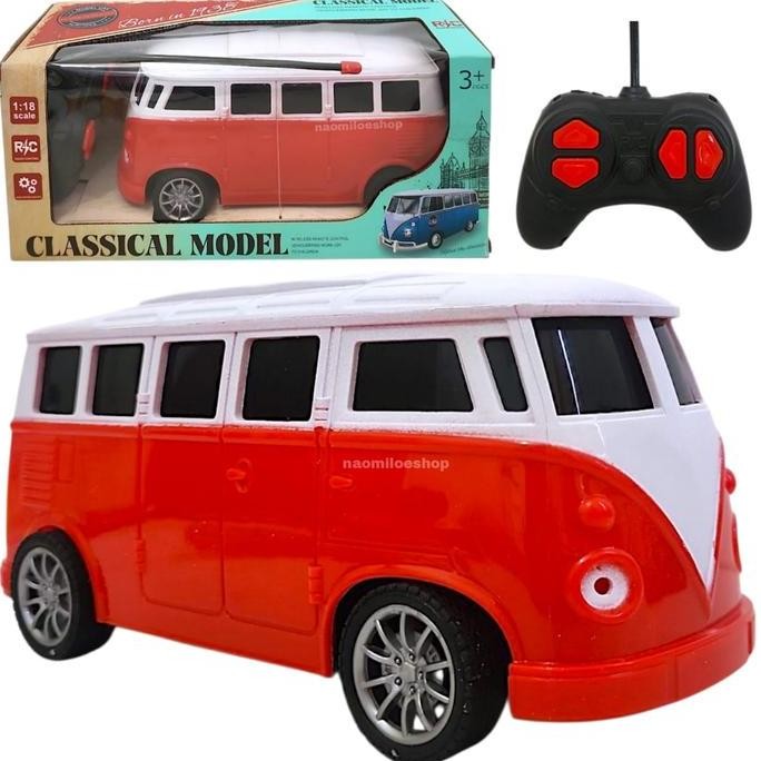 Diskon RC CAR MOBIL VAN VW COMBI Volkswagen RC bus klasik Mainan bus classic bus combi mainan mobil 