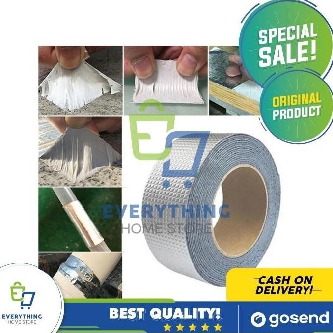 promo magic aluminium tape super strong lakban kuat reflektif perbaikan