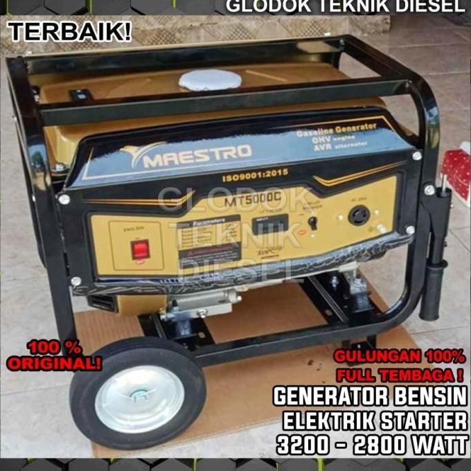 Genset 3000 Watt 100% Full Tembaga / Maestro Mt 5000 Ce Ori