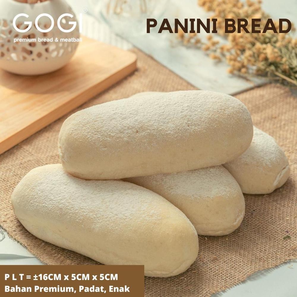 

Promoo!! Isi 4 Pcs Panini Premium - Roti Sandwich Panini - White Panini Bread Premium Roti Panini