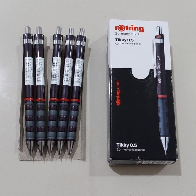 

original rotring tikky mechanical pencil 0.5mm - pensil mekanik presisi