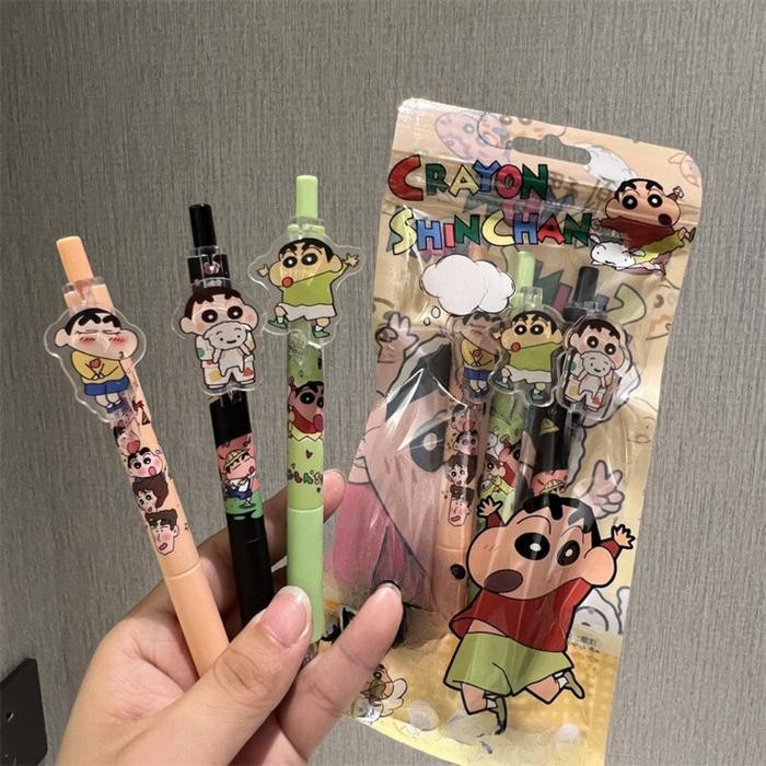 

Sp [Doodledreams] Pulpen Gel Lucu Set 3 In 1 / Press Pen / Puplen Tinta Hitam / Bolpen Tinta / Alat Tulis Sekolah / Stationery