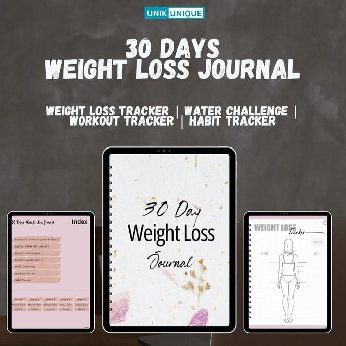 

Weight Loss Paperless Planner - Buku Jurnal Program Turun Berat Badan