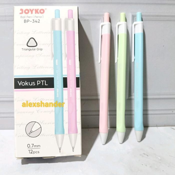 

Sp 1 Pack Isi 12 Pcs Pulpen Cettek Joyko Bp-342 Bal Pen Pena Gel 0.7Mm Tinta Stationery