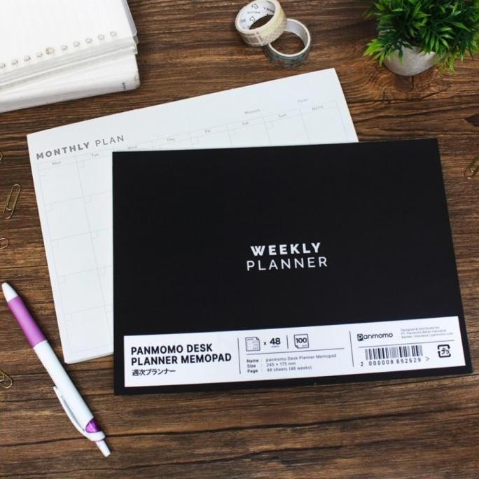 

Panmomo Desk Planner Memopad Memo Plan Jurnal Catatan Rencana Kerja