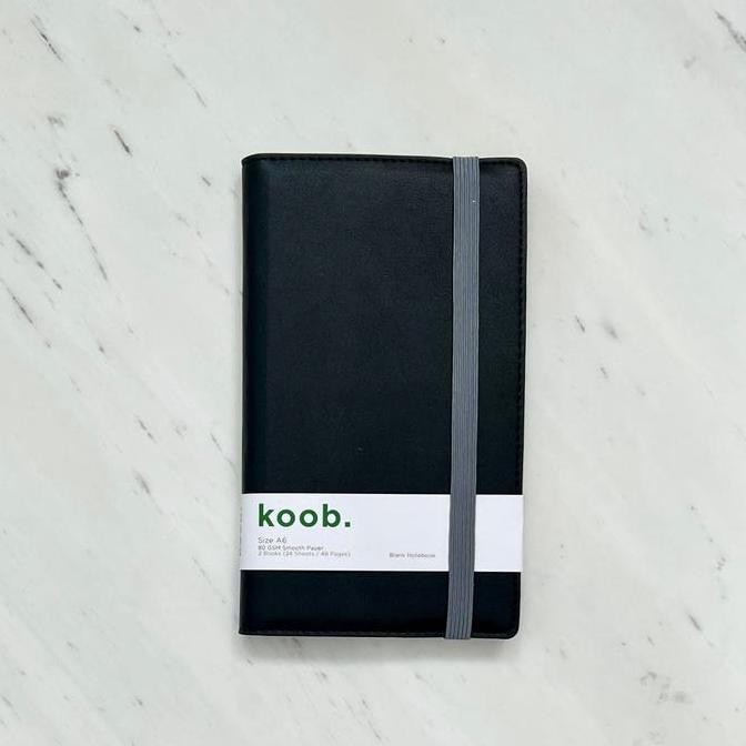 

A603D Koob. Softcover Notebook A6+ Buku Tulis Polos Blank Detachable