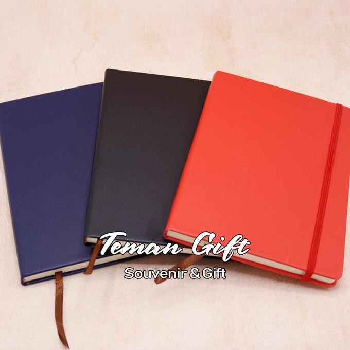 

Classic Notebook A5 Buku Hardcover Agenda Hard Cover Custom Logo Nama Ak 01