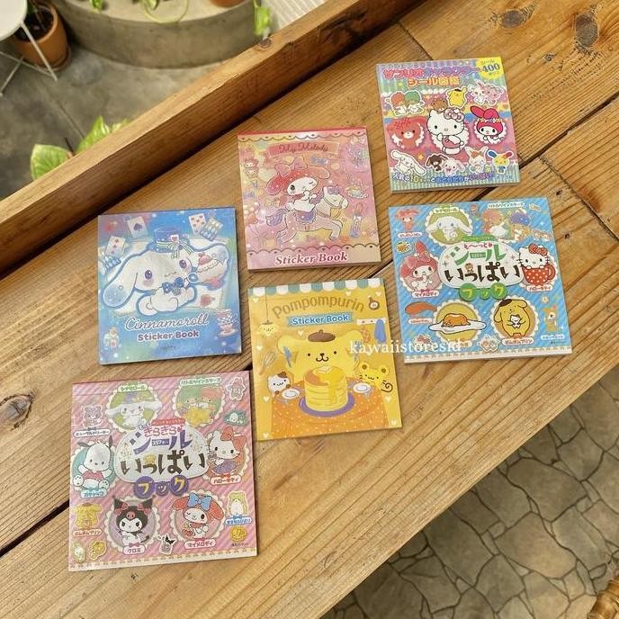 

Stiker Buku Kartun Sanrio Kuromi Cinnamorol Hello Kitty My Melody Sticker Book Koleksi Stiker Tempelan Karakter Lucu Unik Kado Hadiah Gift