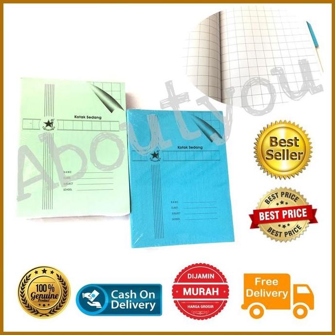 

Grosir 10 Buku Tulis Kotak Sedang Buku Kotak Mandarin Anak 38 Lembar Paper Stationery