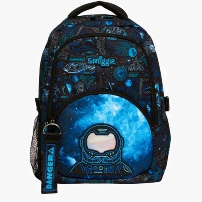 Smiggle Backpack Astronot Galaxy/ Tas Ransel Anak Sd Cowok