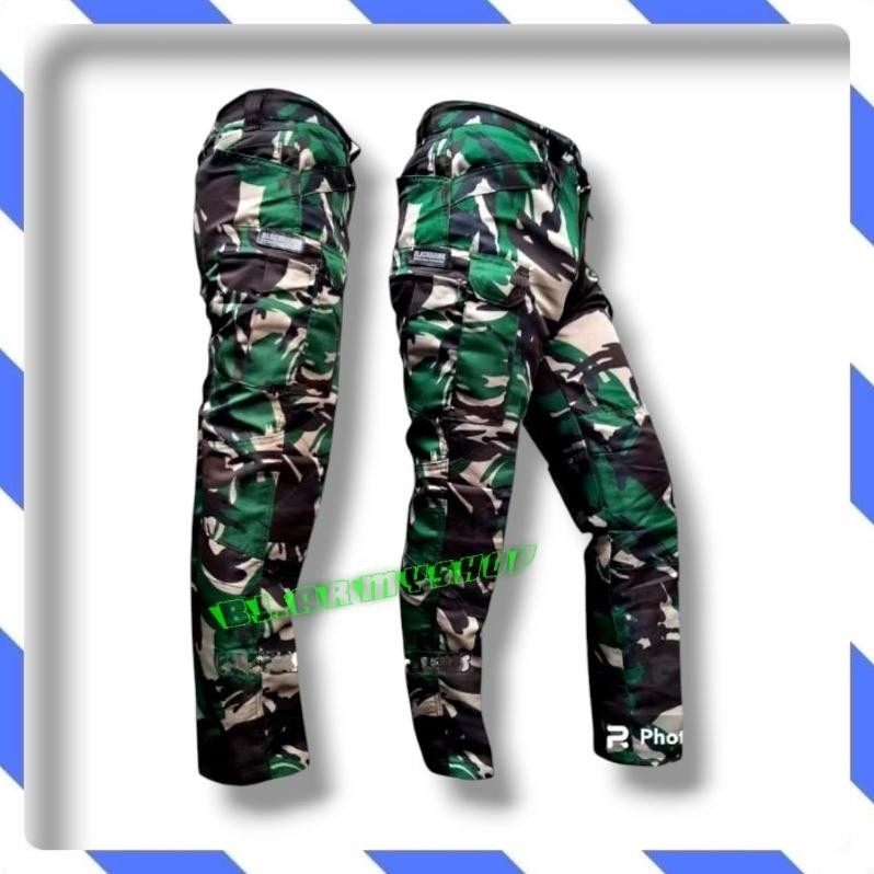 Celana Pdl Tactical Blackhawk Loreng Malvinas Tni / Celana Panjang Cargo Pdl Loreng
