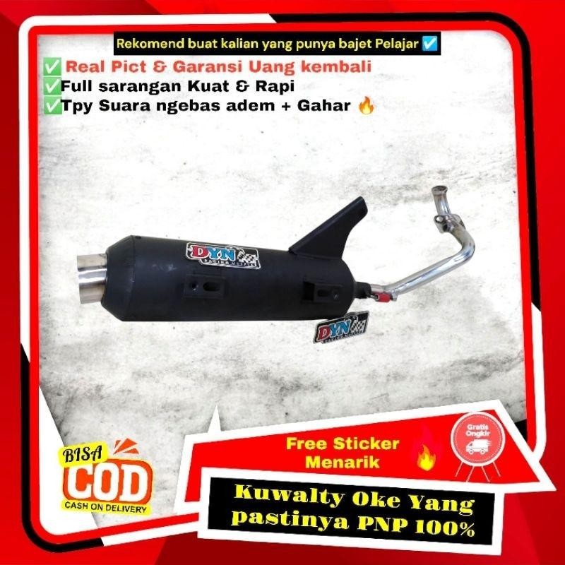 Knalpot Sugigi Metic Dyn Rcb Pro Linner Standar Racing Spek Bas Adem Pnp Motor Mio Sporty/Smael Beat