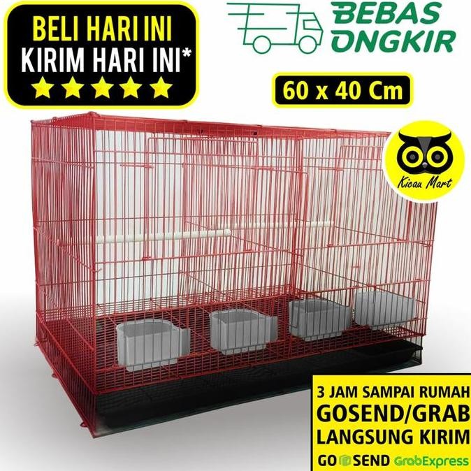 *#*#*#] KHUSUS 3 JAM SAMPAI INSTAN GRAB GOJEK Sangkar umbaran kandang sekat size 60x40x42 sangkar ko