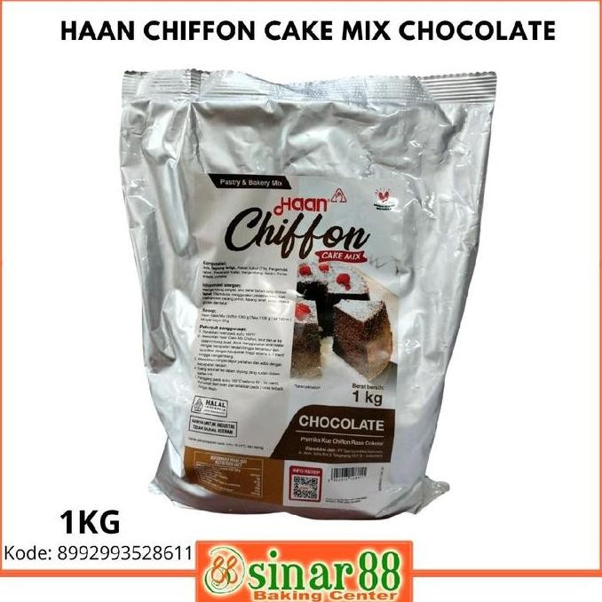 

siap kirim] HAAN CHIFFON DAN BROWNIES CAKE MIX KEMASAN 1KG