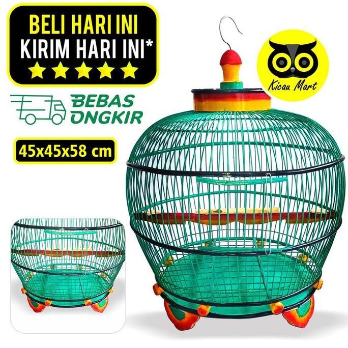 *****] Sangkar Kandang Burung Perkutut Bambu Rotan Full Warna Kandang Burung Perkutut Lokal Sangkar 