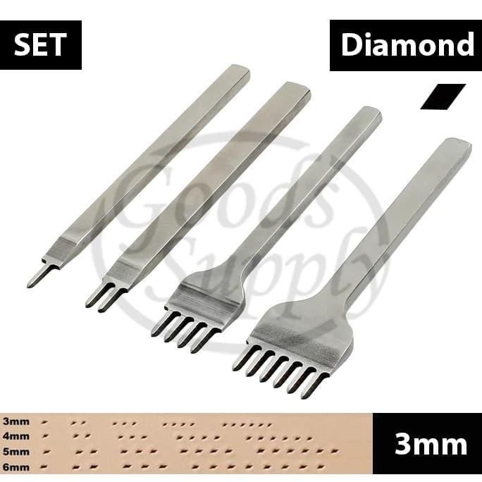 

#####] Stitching Hole Punch Leather Tools Set Prong 3mm