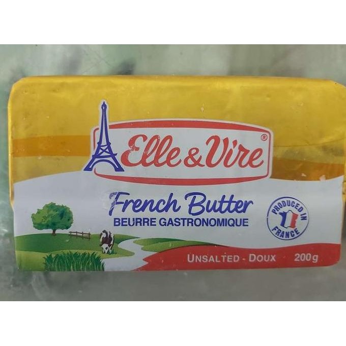 

,,,,,,,] Elle Vire unsalted butter 200gr mentega