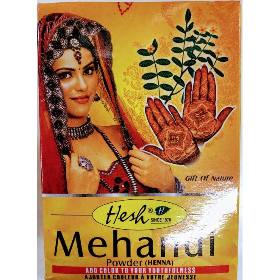 *#*#*#] MEHENDI Powder (HENNA) HESH 50G/ Zat Pewarna Alami / Pendingin Alami