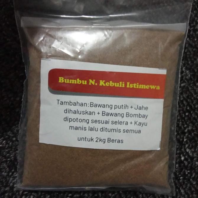 

yang dicari] Bumbu Qabulli atau kebuli 50 gr
