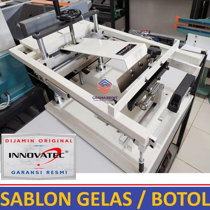 MESIN ALAT SABLON CUP SILINDER GELAS PLASTIK BALPOINT MANUAL INNOVATEC ORIGINAL DAN TERPERCAYA