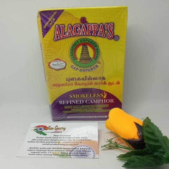 

yang dicari] CAMPHOR SMOKELESS REFINED AlGAPPAS 200gr