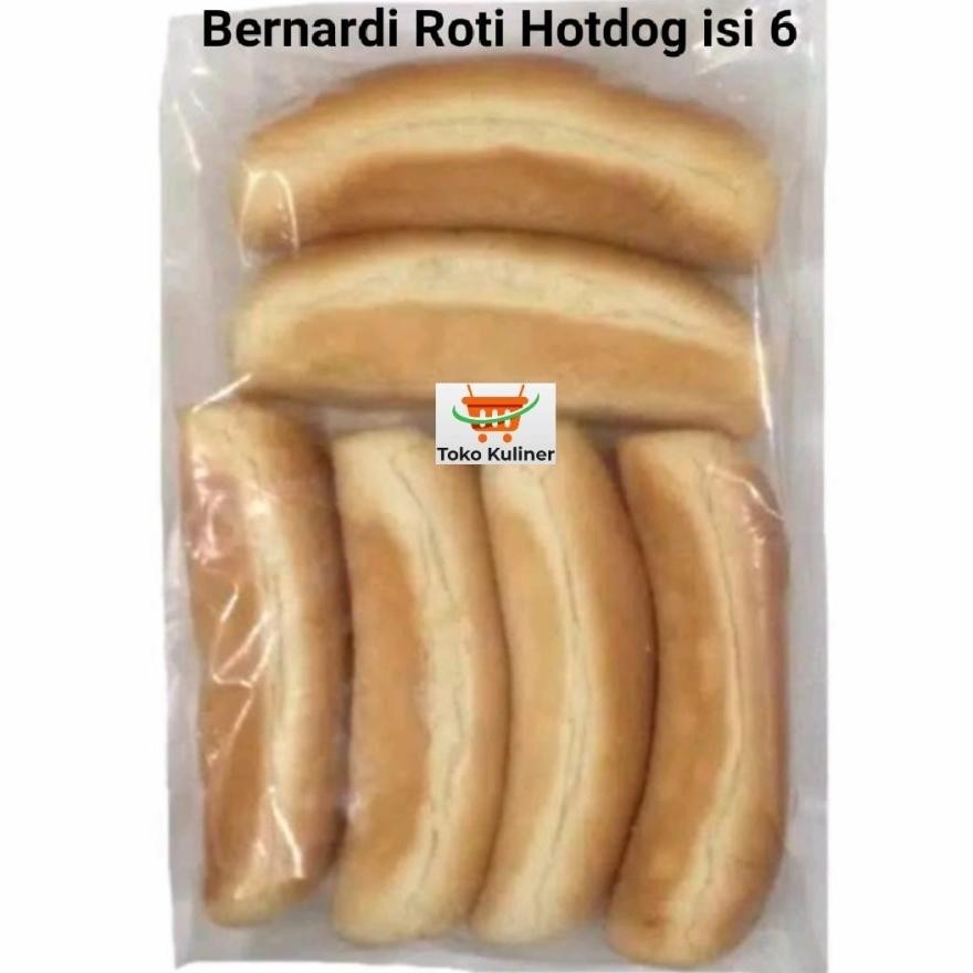 

Promoo!! Bernardi Roti Hotdog isi 6pcs