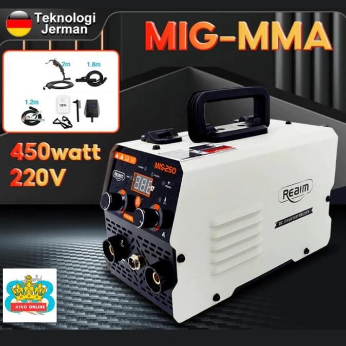 Mesin Las Mig 450 Watt - Las Listrik Welding Machine - Mesin Travo Las Listrik Inventer Model: MIG-2