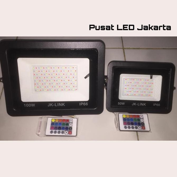 Lm Lampu Sorot Rgb 100W Warna-Warni Lampu Tembak Rgb