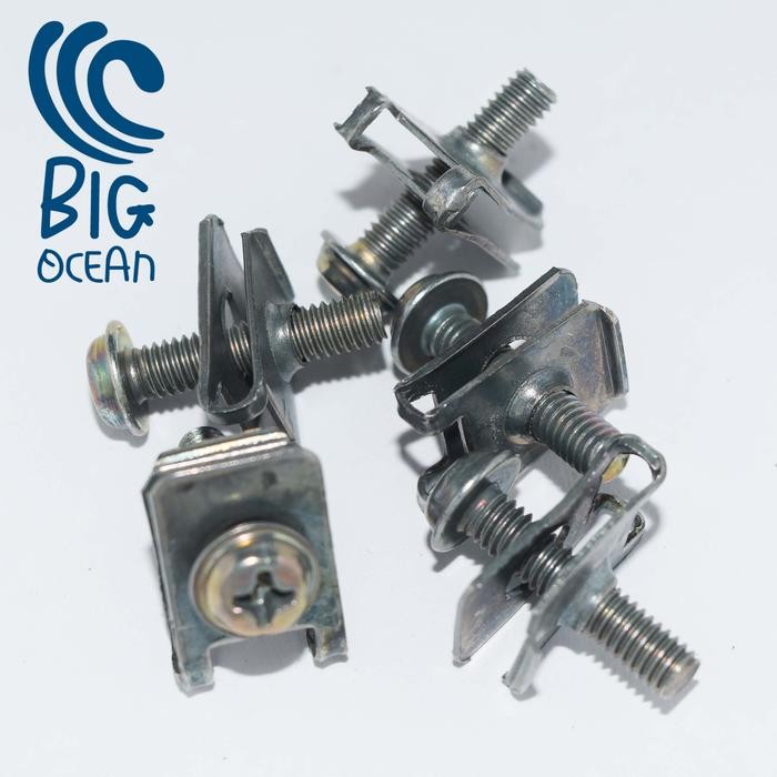 [PAKET 100 PCS] Klip Batok M4 Honda/ Klip Set Baut motor body honda M4 *