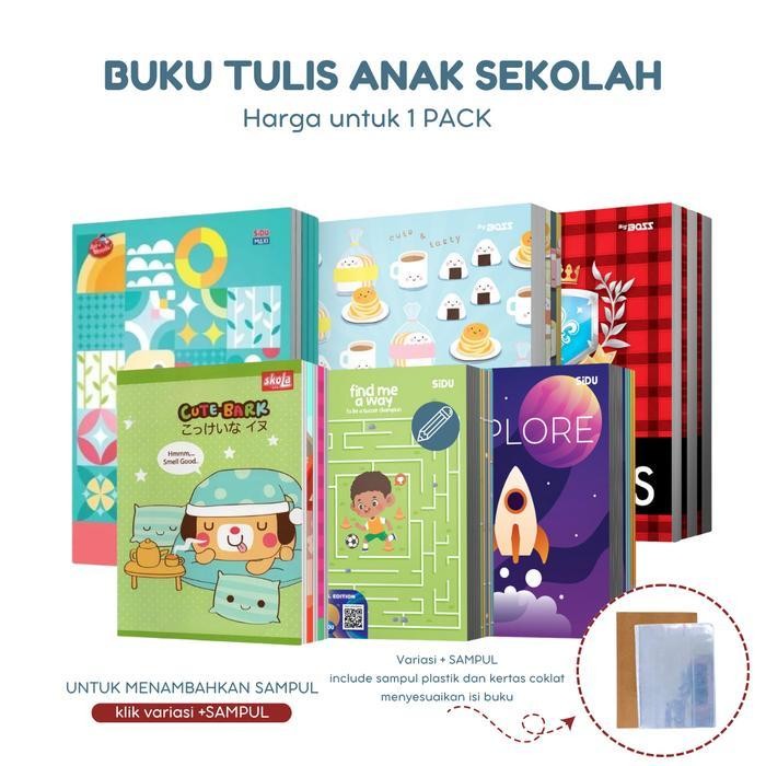 

SWG 1 PAK - BUKU TULIS SEKOLAH ANAK 38 58 42 50 100 LEMBAR SIDU BIG BOSS SKOLA MAXI SINAR DUNIA BIGBOSS