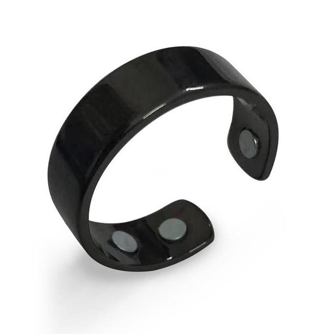 Baru Magnetic Rose Gold Open Health Care Ring Dual Magnetic Male Magnetic Ring