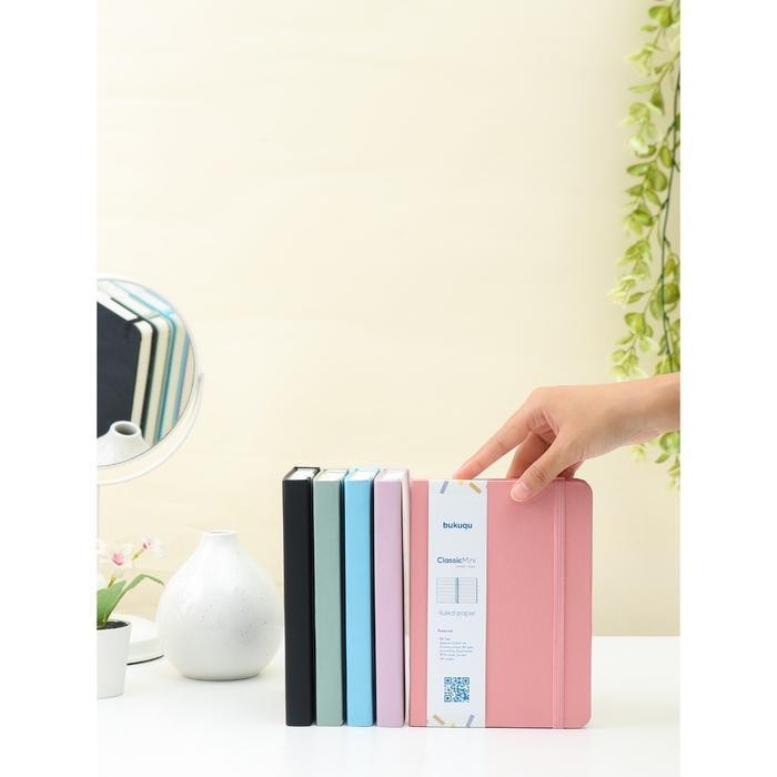 

SWG bukuqu Classic Notebook Ukuran B6 (12.5 x 17 cm) - Buku Agenda - Bullet Journal Mini Notebook