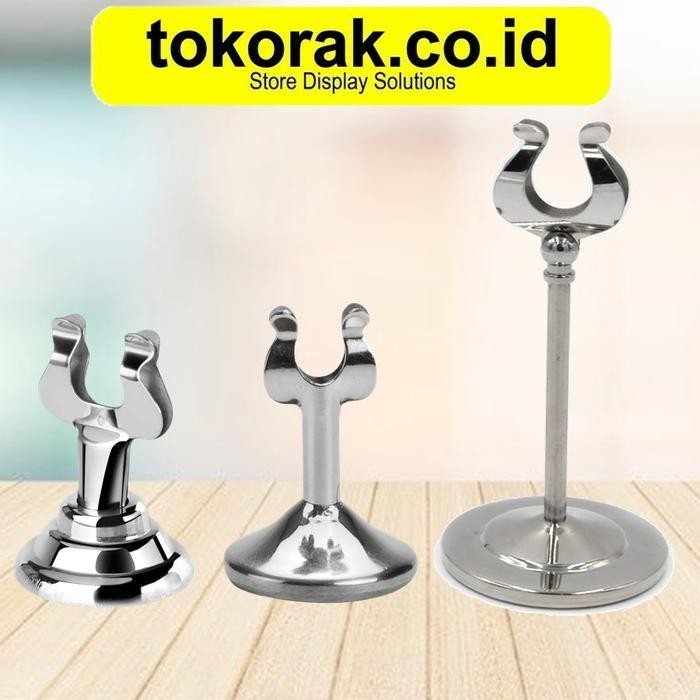 

SWG STAND CARD HOLDER MENU MEJA NOMOR ANTRIAN STANDING MINI CARD HOLDER TABLE NUMBER PRICE TAG JEPITAN LABEL HARGA JEPIT NAME TAG 4 5 15 CM 4CM 5CM 15CM