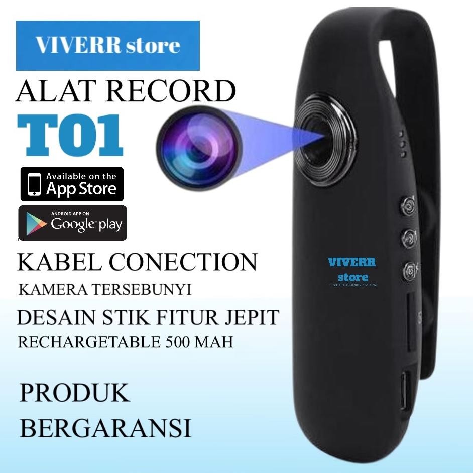 Terlaris [Kamera Record] Alat Record Spy Hd 1080P 130 Mini Kamera Camcorder Dash Cam Police Body Mot