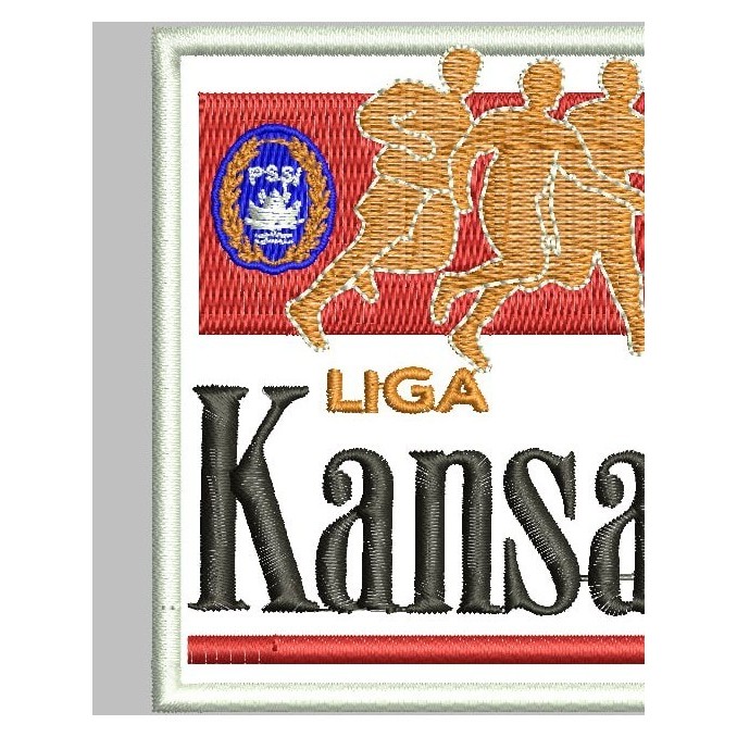 ISTUDIOS-427 PATCH BORDIR PSSI LIGA KANSAS BOLA LOGO AKSESORIS