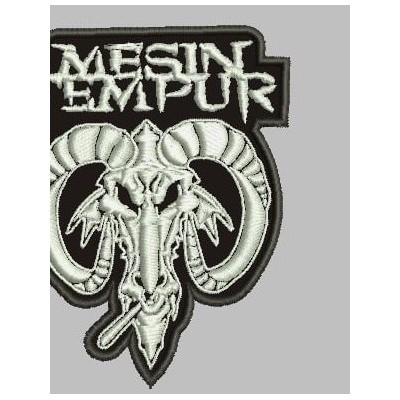 ISTUDIOS-491 PATCH BORDIR MESIN TEMPUR LOGO AKSESORIS