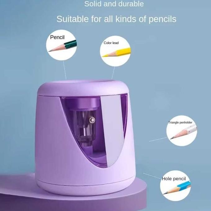 

Rautan Pensil Automatic Pencil Sharpener For 6.5-8Mm - Moka Inu52