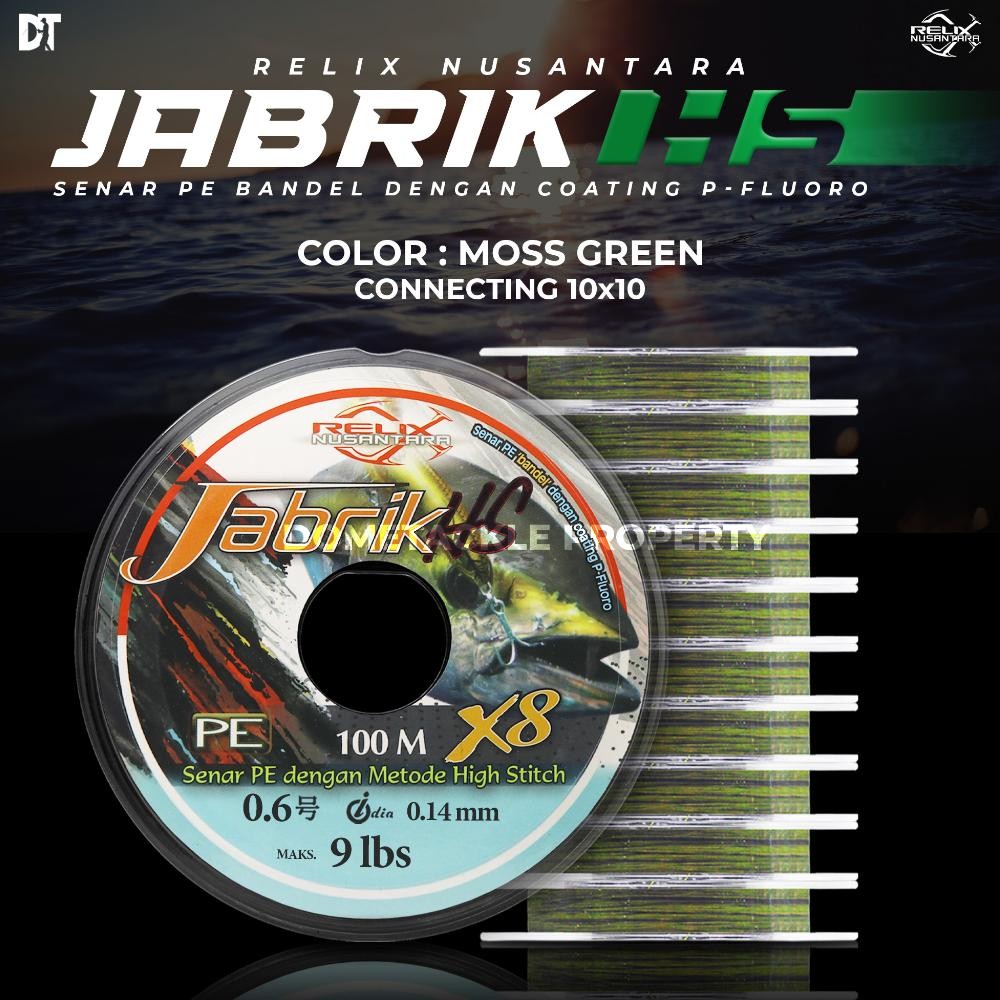 Best Seller Jabrik HS X8 Connecting 100m Dan Pack 200m 300m 400m 500m Multicolor Dan Moss Green Sena