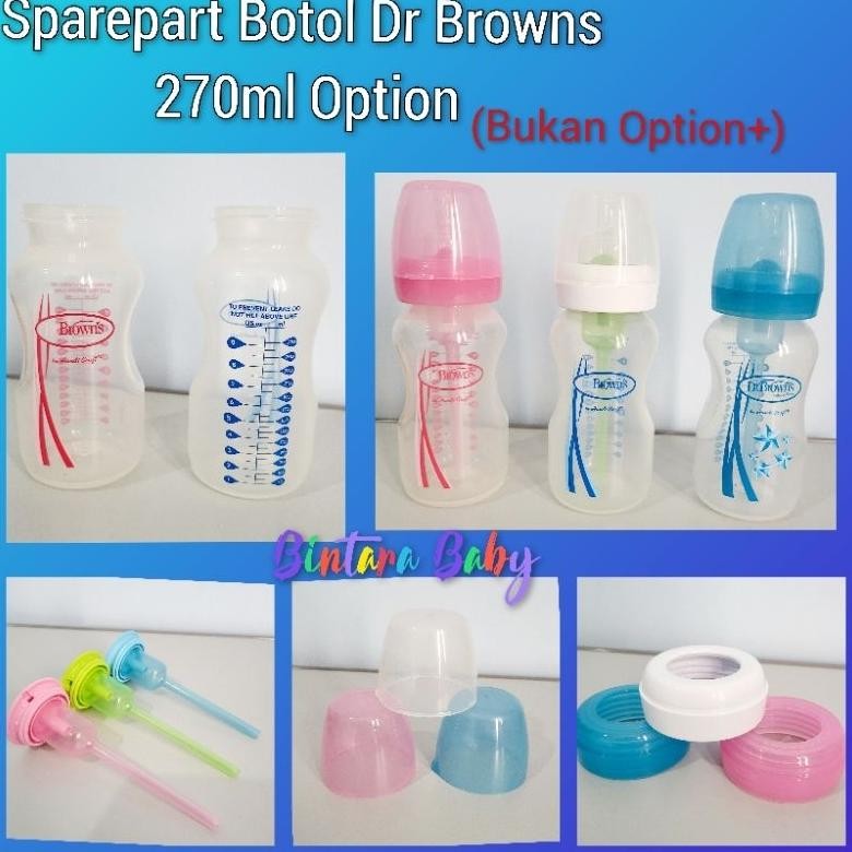 Botol Susu Dr Browns 270ml Ring Botol Susu Dr Browns Collar bottle / Leher botol wideneck dr brown T