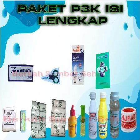 Paket isi P3K Dinding Ekonomis dan Lengkap (HANYA isi TANPA KOTAK)