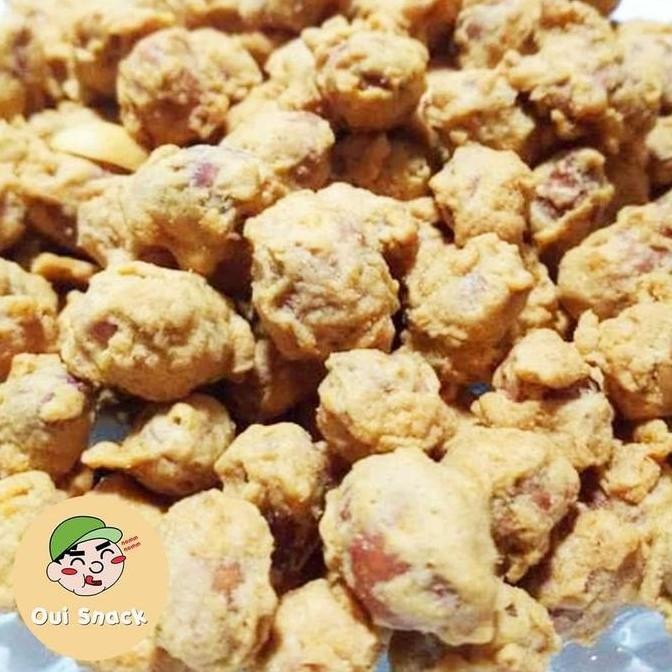 

Produk Baru!! Kacang Telur Medan 500g Satelit Palapa Snack Renyah OUI Snack