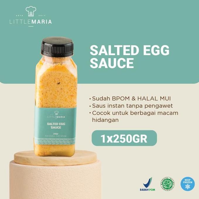 

Produk Baru!! LittleMaria Saus Telur Asin 250g Salted Egg Sauce 35 Porsi Masakan