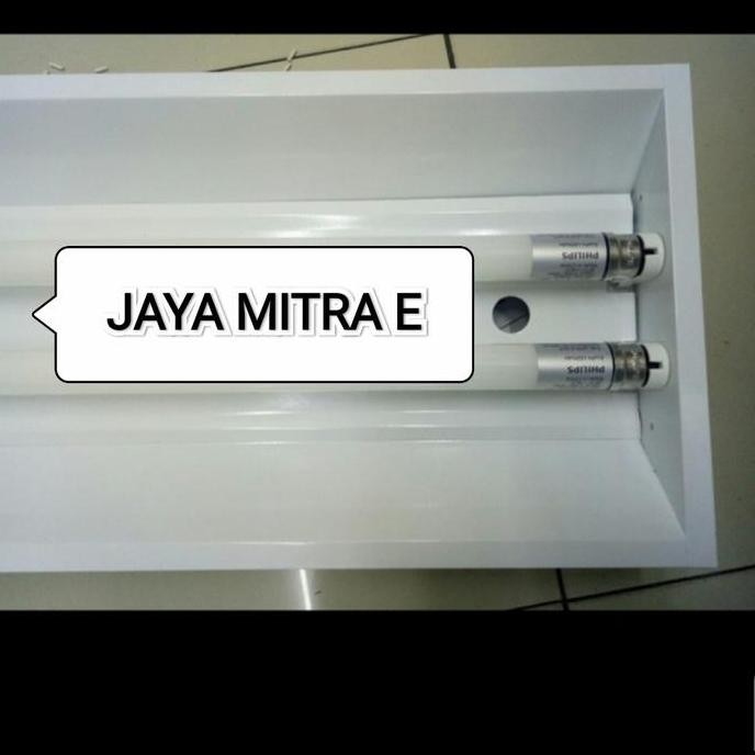 Kap Lampu Tld Tki 2X36W Komplit Set Tl Led Philips Ecofit 16Watt