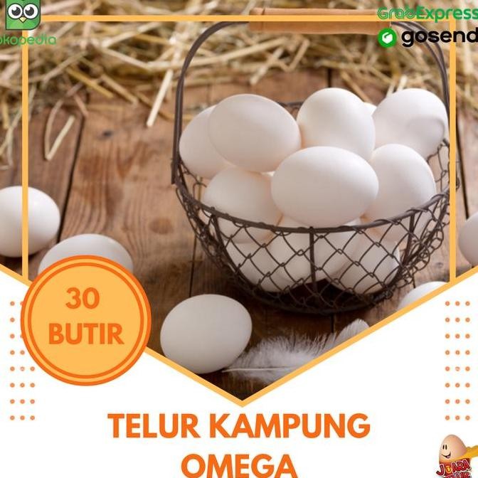 

Produk Baru!! Telur Ayam Kampung Omega Isi 30 Butir - Segar & Organik