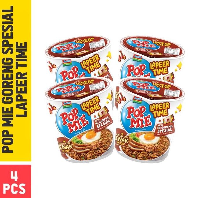 

Produk Baru!! Pop Mie Goreng Spesial Lapeer Time 75g Isi 4 Cup