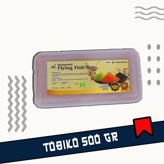 

Produk Baru!! Tobiko Telur Ikan Orange 500gr Frozen Sushi Premium