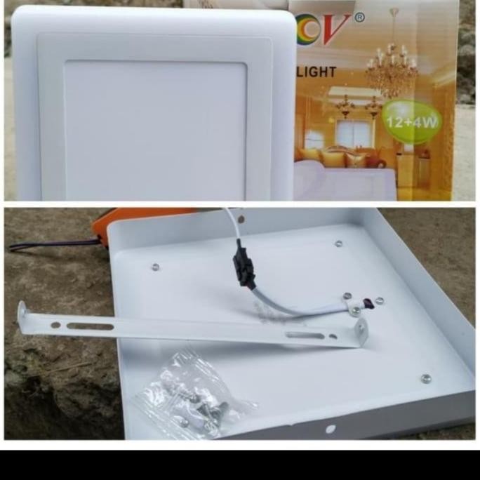 Panel Led Outbow 12+4 Watt Downlight 2 Warna Outbow