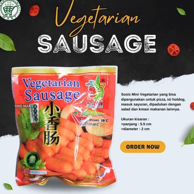 

Vegetarian Sausage / Sosis Vegetarian H24